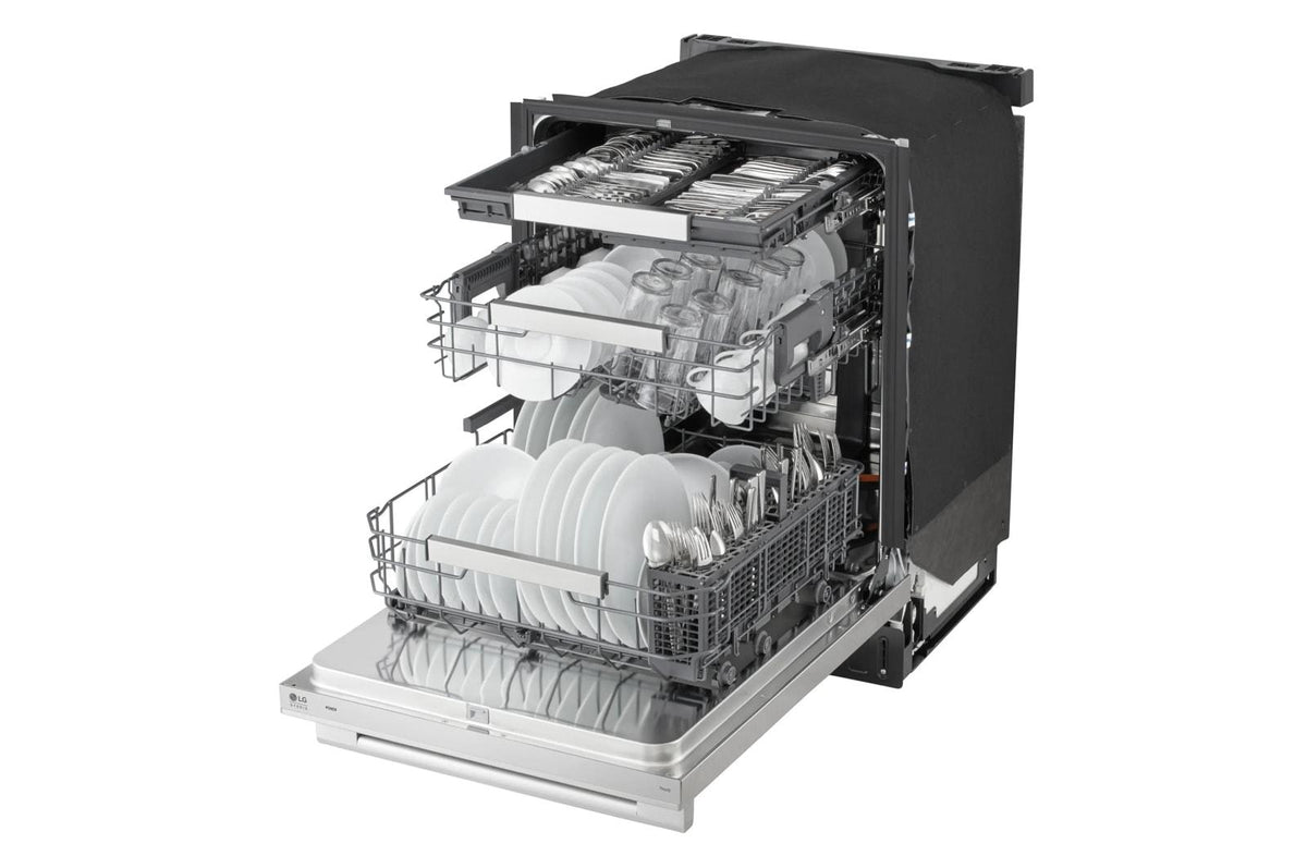 LG STUDIO Smart Top Control Dishwasher with 1-Hour Wash & Dry, QuadWash® Pro, TrueSteam® and Dynamic Heat Dry™