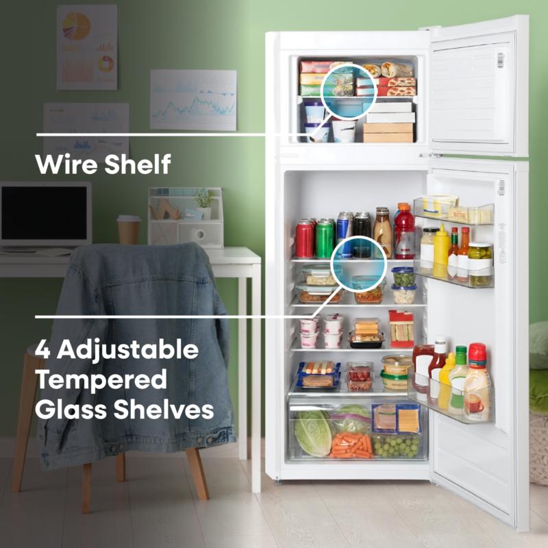 Element 21.3 in. 7.4 cu. ft. Compact Top Freezer Refrigerator - White