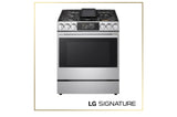 LG SIGNATURE 6.3 cu. ft. Single Oven Gas Slide-in Range with Dynamic Probake Convection® , Air Fry, Air Sous Vide, Roast, and Pizza mode