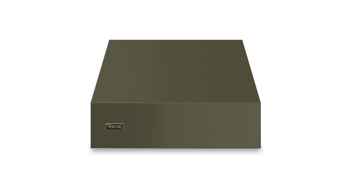 30"W. 18"H. Wall Hood (Finish: Martini, Trim: Brushed Brass)