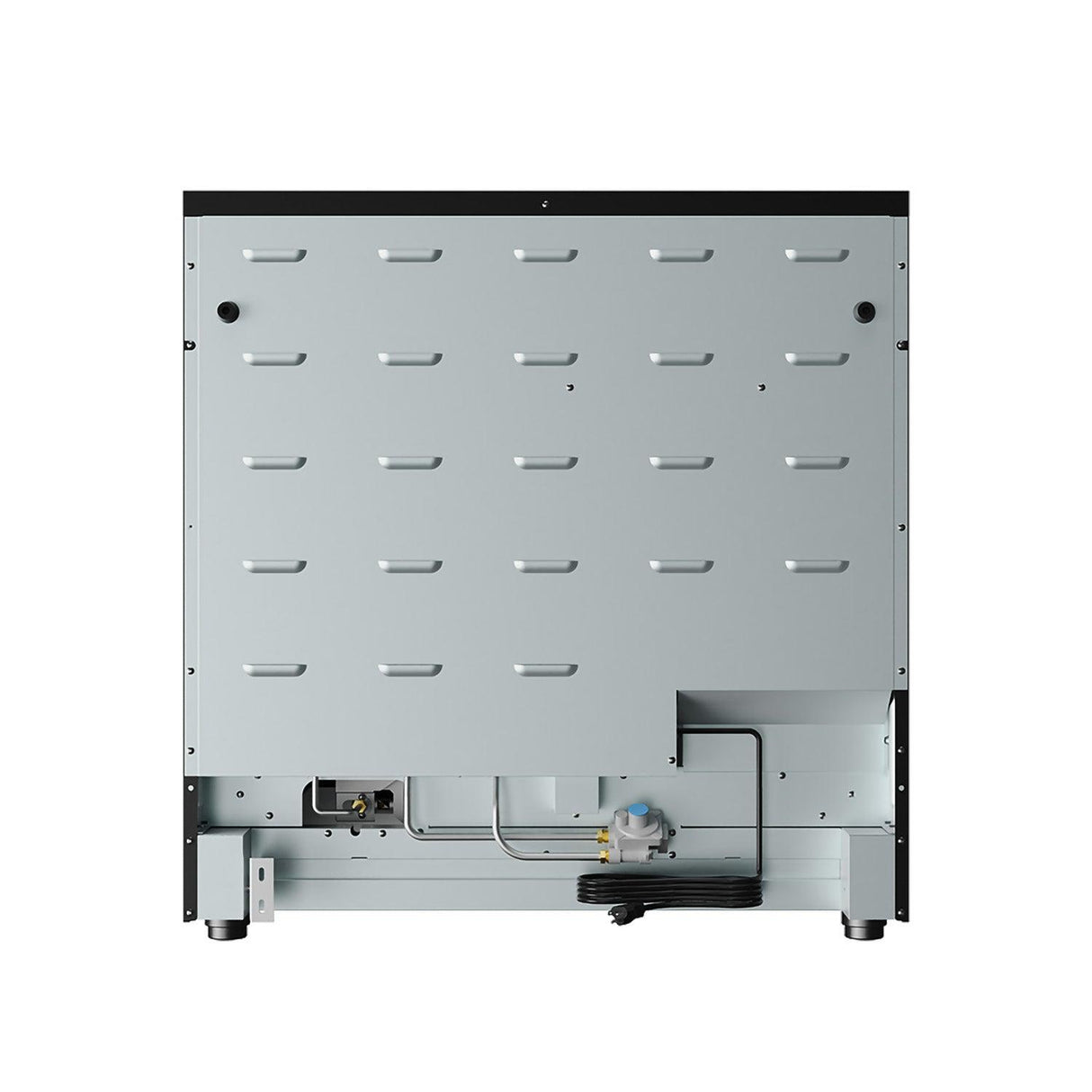 36 Inch Liquid Propane Range In Matte Black - Contemporary Professional