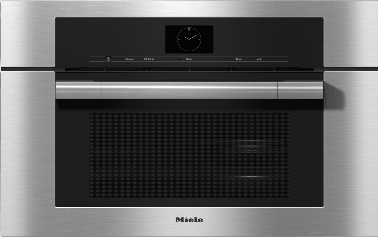 DGC 7570 Clean Touch Steel - 30" Compact Combi-Steam Oven XL for steam cooking, baking, roasting with roast probe + menu cooking.