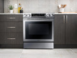 5.8 cu. ft. Slide-in Electric Range with Dual Convection in Stainless Steel