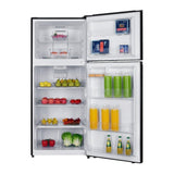 Verona VEFTF2817RBK 28 inch Top Freezer Refrigerator with 17.6 cu. ft. Total Capacity, Reversible Doors, Recessed Handle, Energy Star (Black)