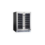 JC-116A2EQ Dual Zone 36 Bottle Wine Cooler