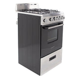 Avanti 20" Gas Range - Stainless Steel