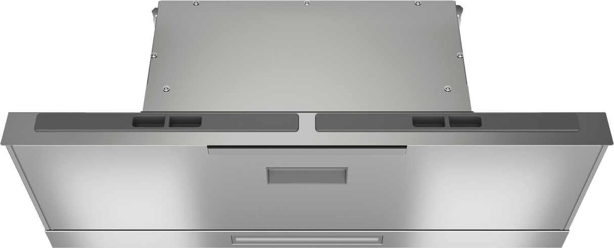 DAS 8930 Stainless steel - Built-in ventilation hood with intuitive SmartControl White controls for use in narrow upper cabinets