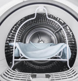 Haier ENERGY STAR® 4.3 cu.ft. Capacity Smart 24" Frontload Electric Dryer with Stainless Steel Basket