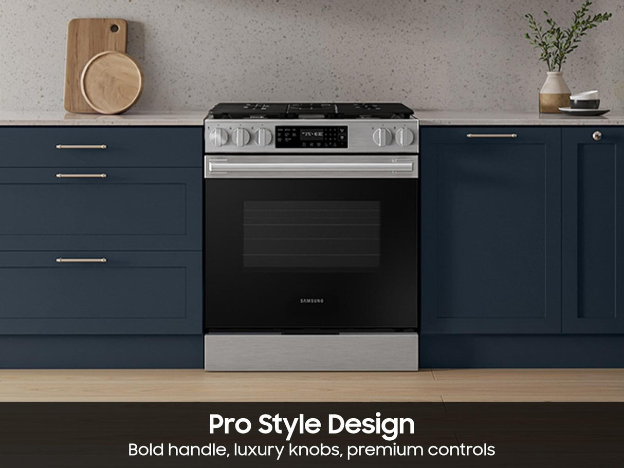 Bespoke Smart Slide-in Gas Range Pro Style Design  Air Fry Max  Precision Knobs