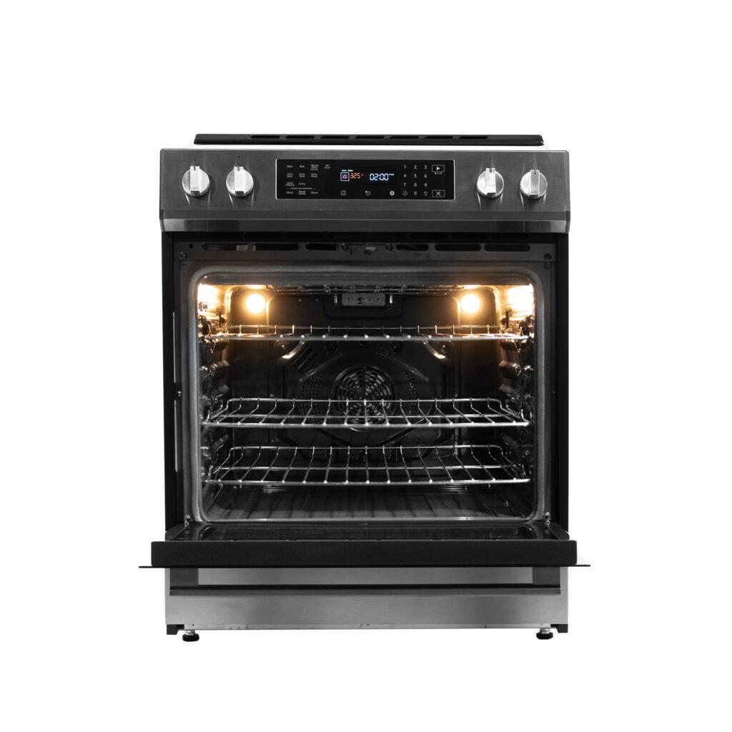 Danby 30 Slide in Induction Range with LED Touch Control in Stainless Steel