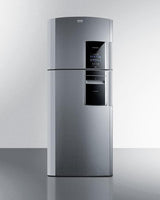 Counter Depth 18 CU.FT. Frost-free Refrigerator-freezer In Platinum Finish With A Left Hand Door Swing, Part of the Ingenious Series Designed for True User Convenience In the Kitchen