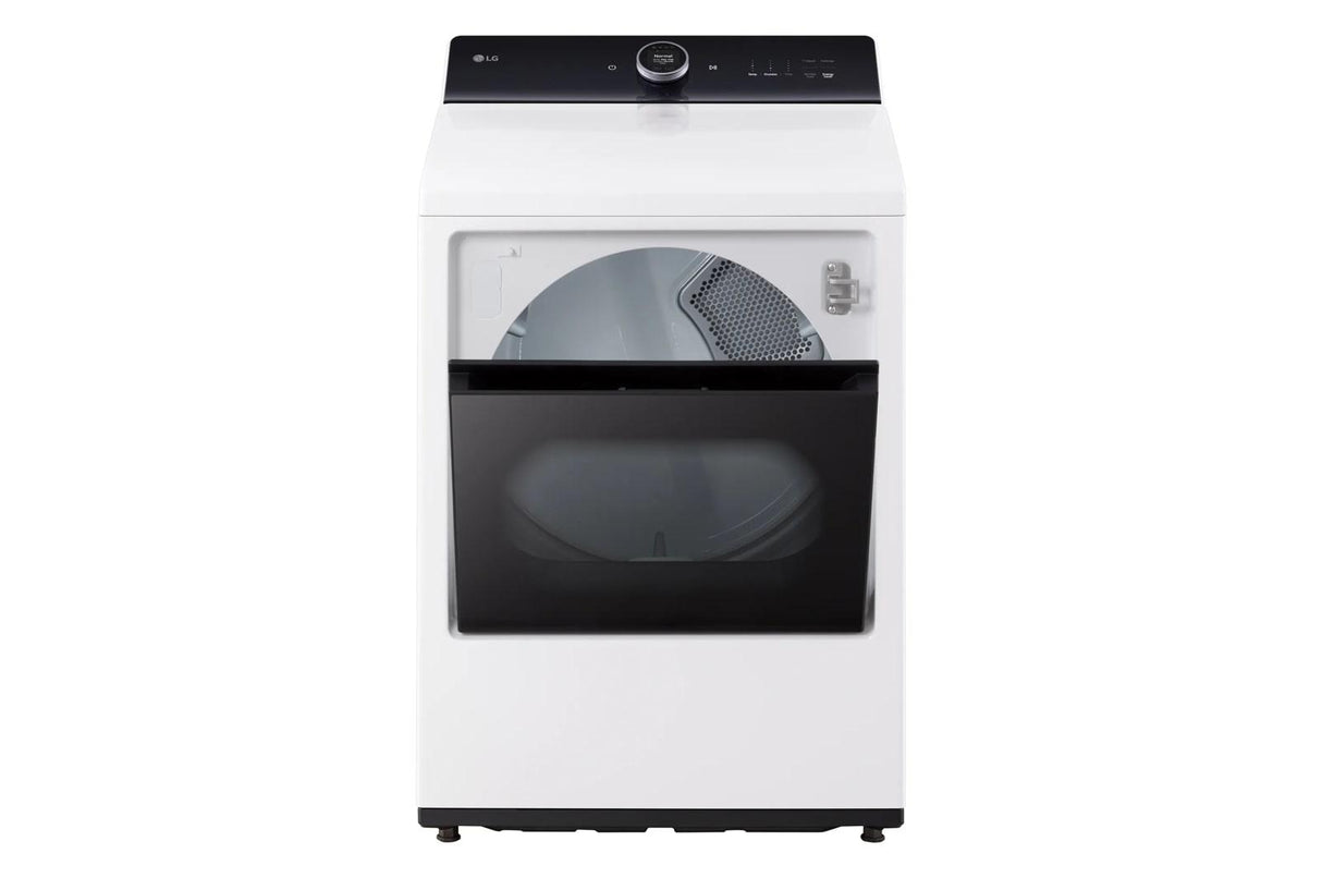 7.3 cu.ft. Ultra Large High Efficiency Gas TurboSteam™ LG EasyLoad™ Door, Wi-Fi Connectivity, White