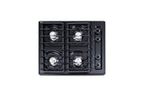 24" Wide 4-burner Gas Cooktop