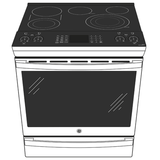 GE Profile™ 30" Smart Slide-In Electric Convection Fingerprint Resistant Range with No Preheat Air Fry