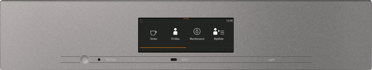 CVA 7845 Graphite grey - Built-in coffee machine with DirectWater Perfectly combinable design with CoffeeSelect + AutoDescale for highest demands.