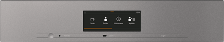 CVA 7845 Graphite grey - Built-in coffee machine with DirectWater Perfectly combinable design with CoffeeSelect + AutoDescale for highest demands.