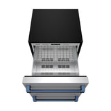 24 Inch Undercounter Built-in or Freestanding Drawer Refrigerator - Stainless Steel/blue  Gordon Ramsay Series