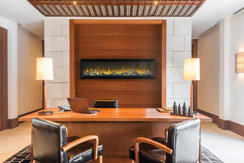 Alluravision 60 Deep Depth Wall Hanging Electric Fireplace