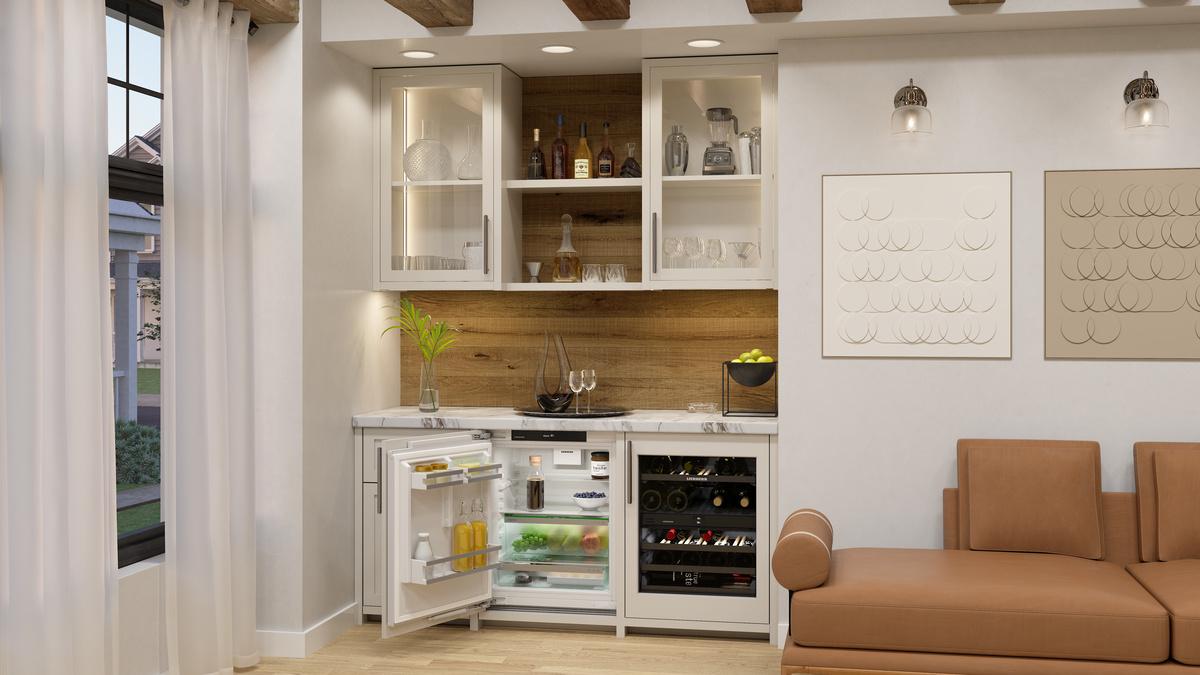 Fridge suitable for undercounter installation with EasyFresh