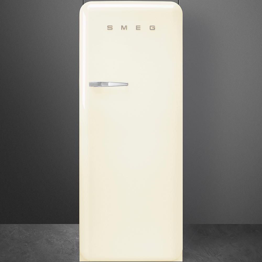Approx 24" 50'S Style Refrigerator with ice compartment, Cream, Right hand hinge
