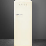 Approx 24" 50'S Style Refrigerator with ice compartment, Cream, Right hand hinge