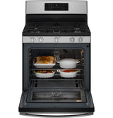 GE® 30" Free-Standing Gas Convection Range with No Preheat Air Fry