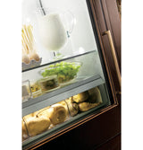 Monogram 30" Integrated Glass-Door Refrigerator for Single or Dual Installation