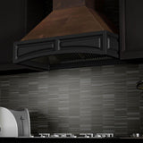 ZLINE 48 in. Remote Blower Wall Mount Range Hood in Wood (321AR-RS-48)