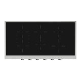 ILVE UHCPI486NSSB Nostalgie II 48 inch Built-In Induction Rangetop with 6 Elements, Stainless Steel (Burnished)