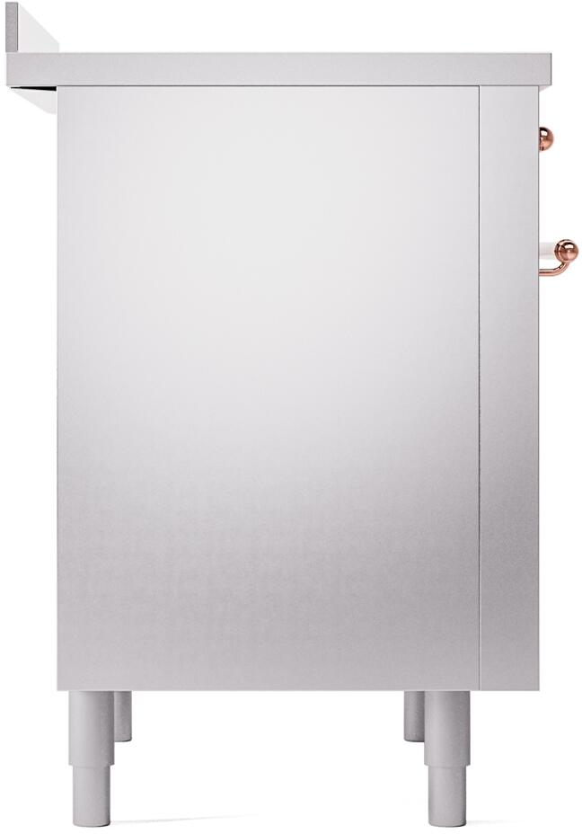 Nostalgie II 36 Inch Electric Freestanding Range in Stainless Steel with Copper Trim