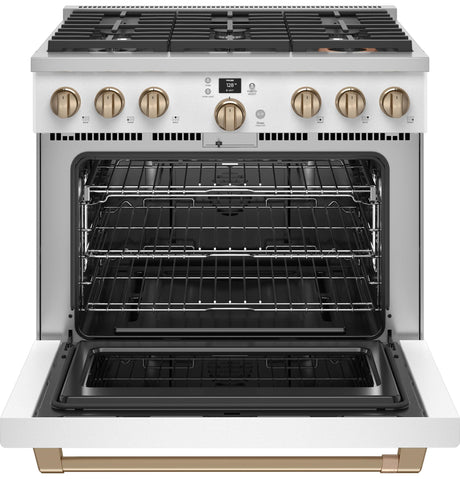 Café™ 36" Smart All-Gas Commercial-Style Range with 6 Burners (Natural Gas)