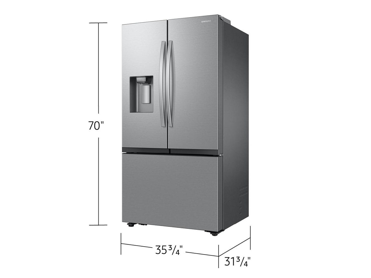 Bespoke AI 3-Door French Door Mega Capacity  External Water & Ice Dispenser  26 cu. ft.