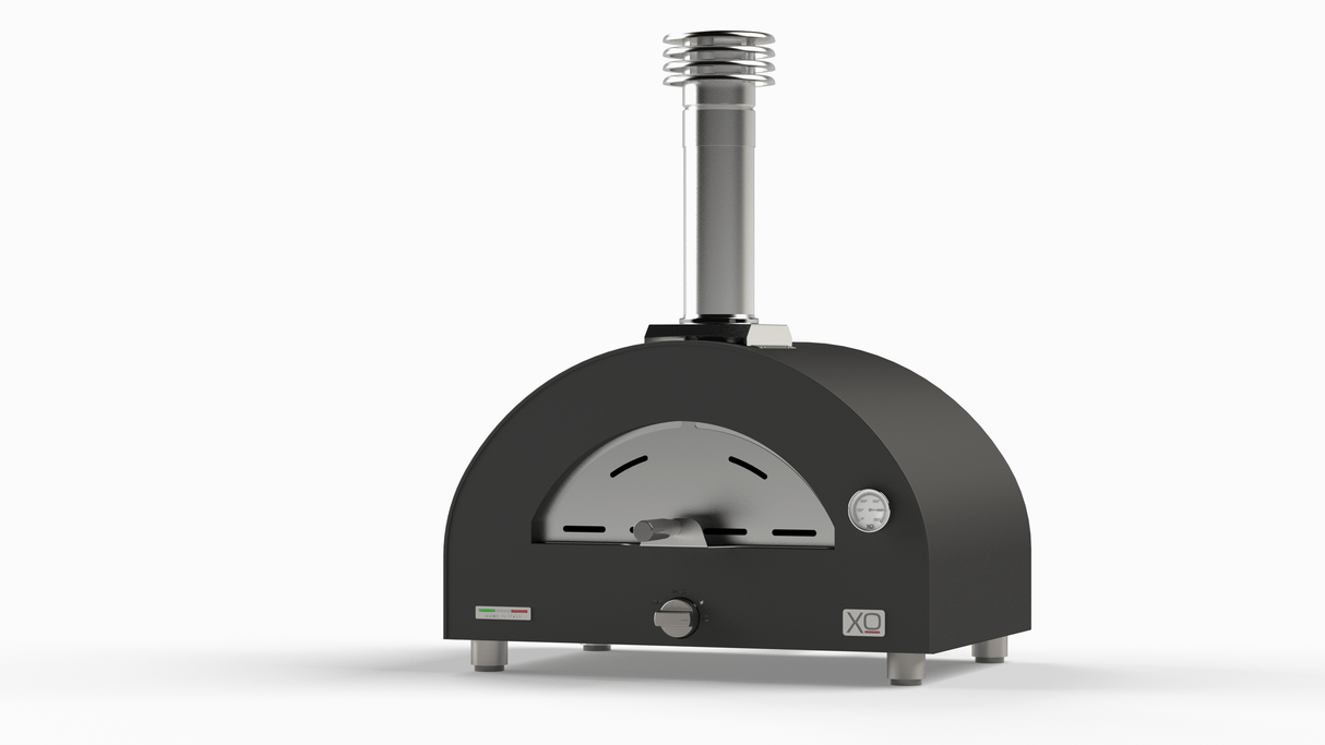Tabletop Hybrid Gas & Wood Oven in Carbona (Black)
