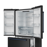 36 Inch 20.3 Cu Ft French Door Counter Depth Refrigerator With Ice Maker In Black/navy Blue  Gordon Ramsay Series
