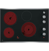 GE® 30" Built-In Knob Control Electric Cooktop