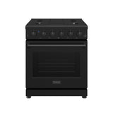 30 Inch Professional Gas Range In Black