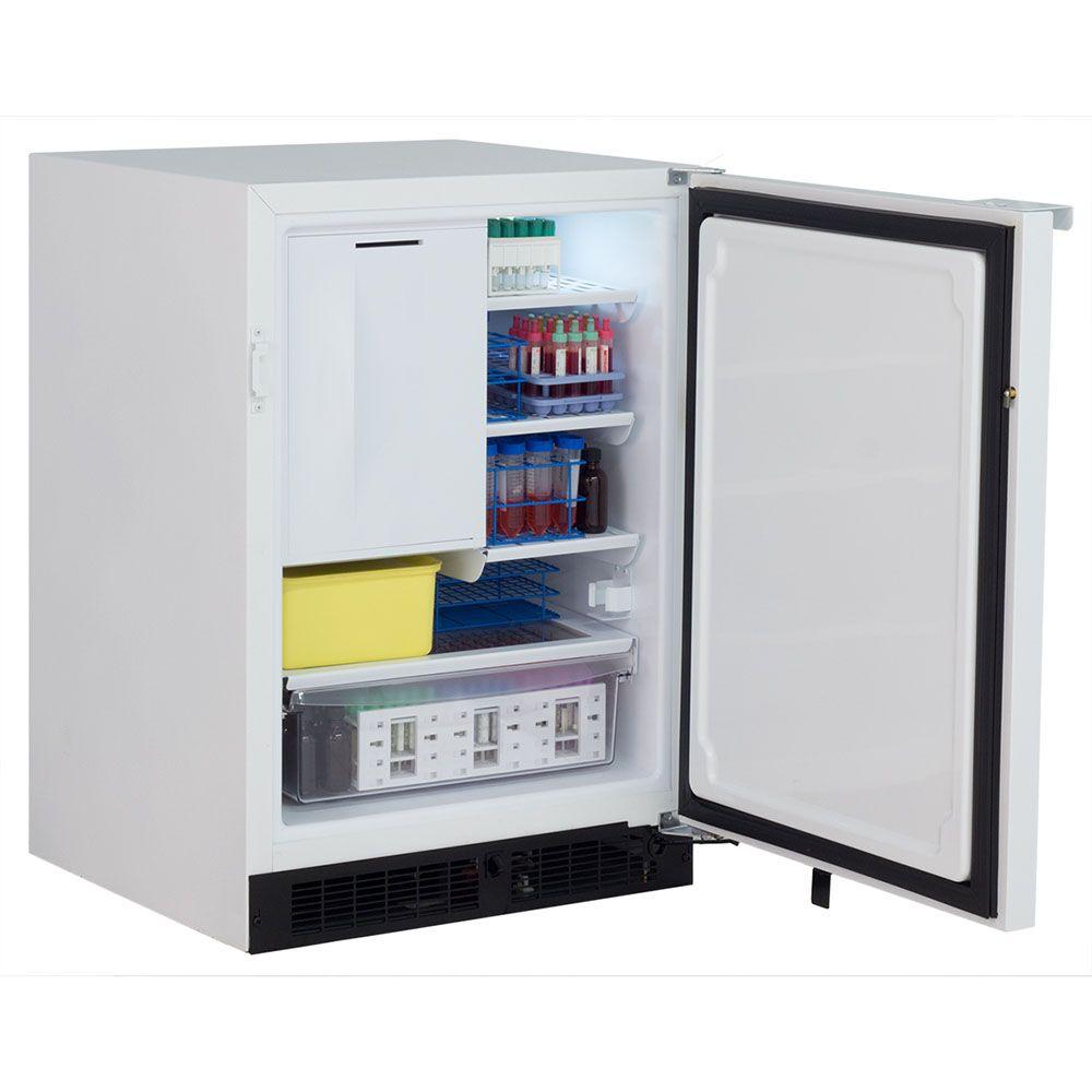 24-In General Purpose Automatic Defrost Refrigerator Freezer with Door Swing - Right