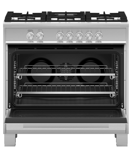36" Series 7 Contemporary 5 Burner Gas Range