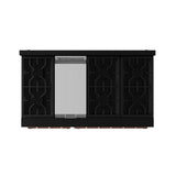 48 Inch Professional Gas Range With Tilt Panel Touch Control In Black/rose Gold  Gordon Ramsay Series