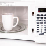 0.7 cu. ft. Microwave Oven - White / 0.7 cu. ft.