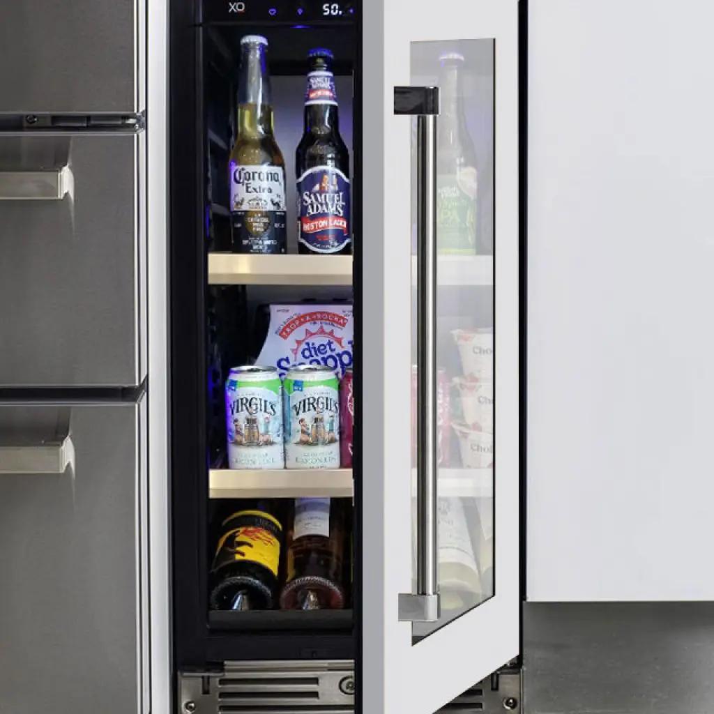 15" Beverage Center Panel Ready Glass RH