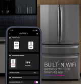 GE Profile™ ENERGY STAR® 23.2 Cu. Ft. Smart Counter-Depth Fingerprint Resistant 4-Door French-Door Refrigerator