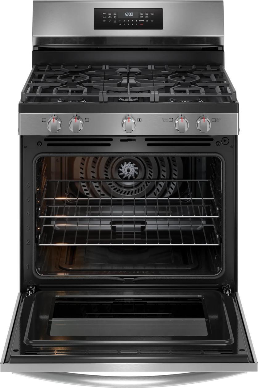 30" Rear Control Gas Range with Air Fry