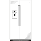 GE® ENERGY STAR® 25.3 Cu. Ft. Side-By-Side Refrigerator