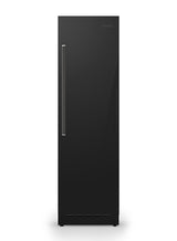 24" W. Integrated Column Door Panel - RVL Black Glass Right Hinge