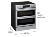 Bespoke Smart Slide-in Electric Range Flex Duo™ Oven  Pro Style Design  Dual True Convection