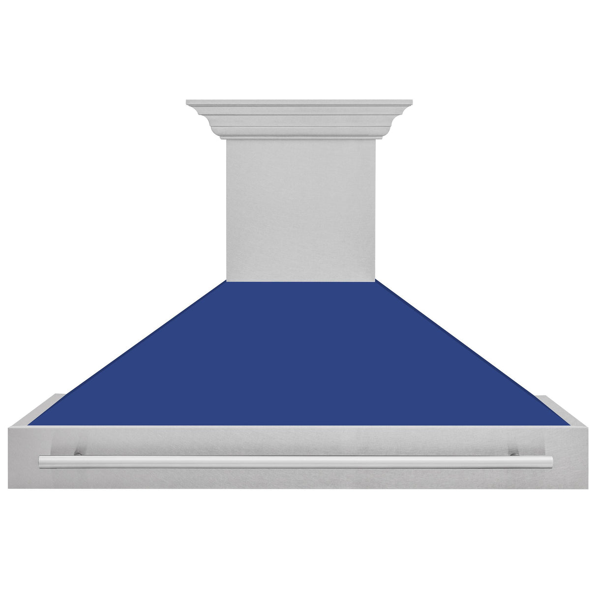 ZLINE 48 in. DuraSnow Stainless Steel Range Hood with Colored Shell Options (8654SNX-48) [Color: Blue Matte]