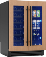 Presrv Wine & Bev Cooler, 24in UC, Panel Ready, French Door