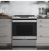 GE® 30" Slide-In Electric Range