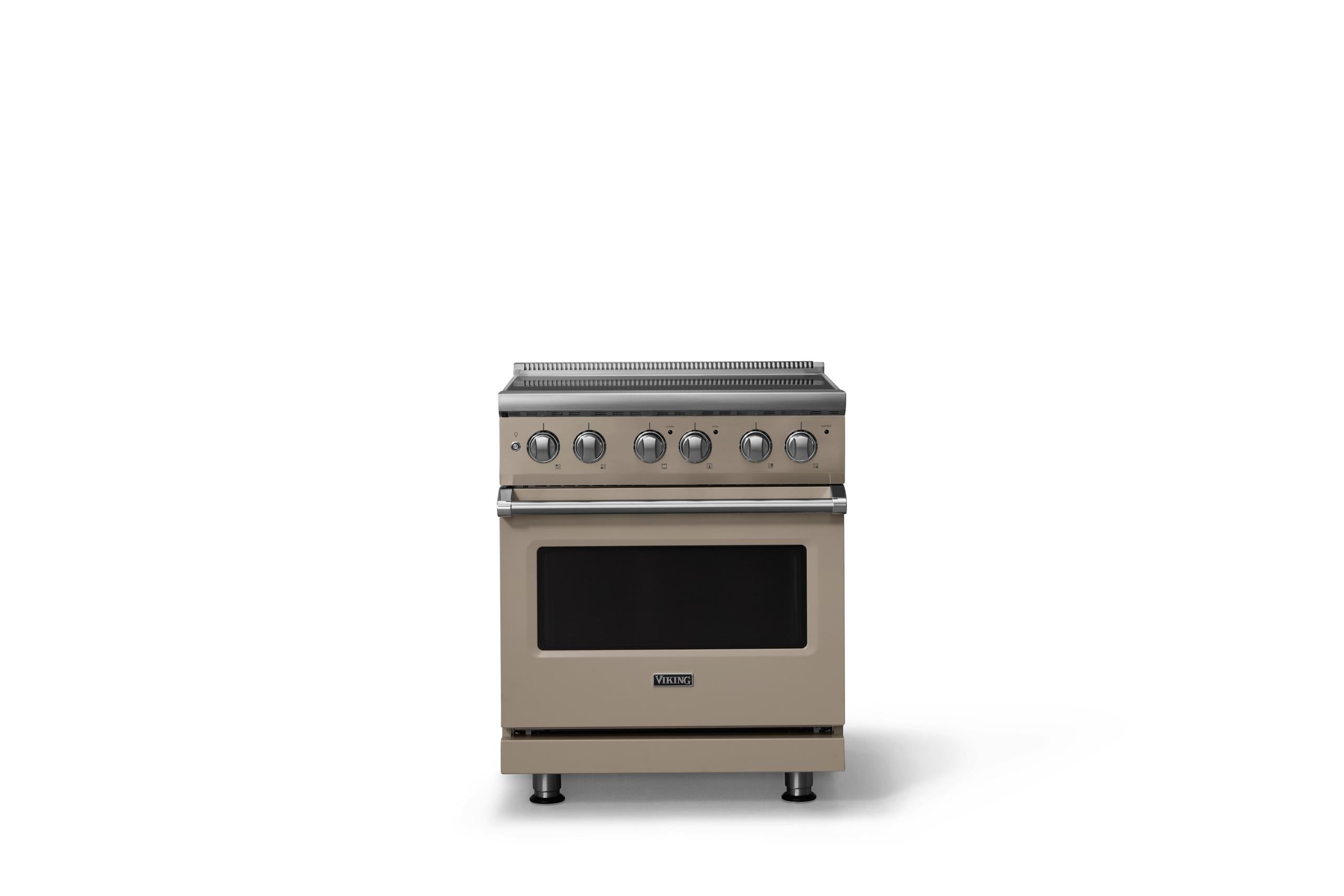 30"W. Electric Range (Finish: Nantucket, Trim: Polished Chrome)